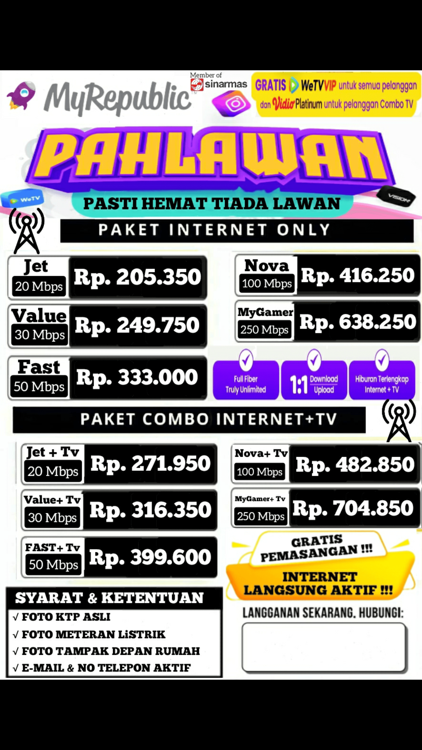 For more info : 082124563139 (Whatsapp)