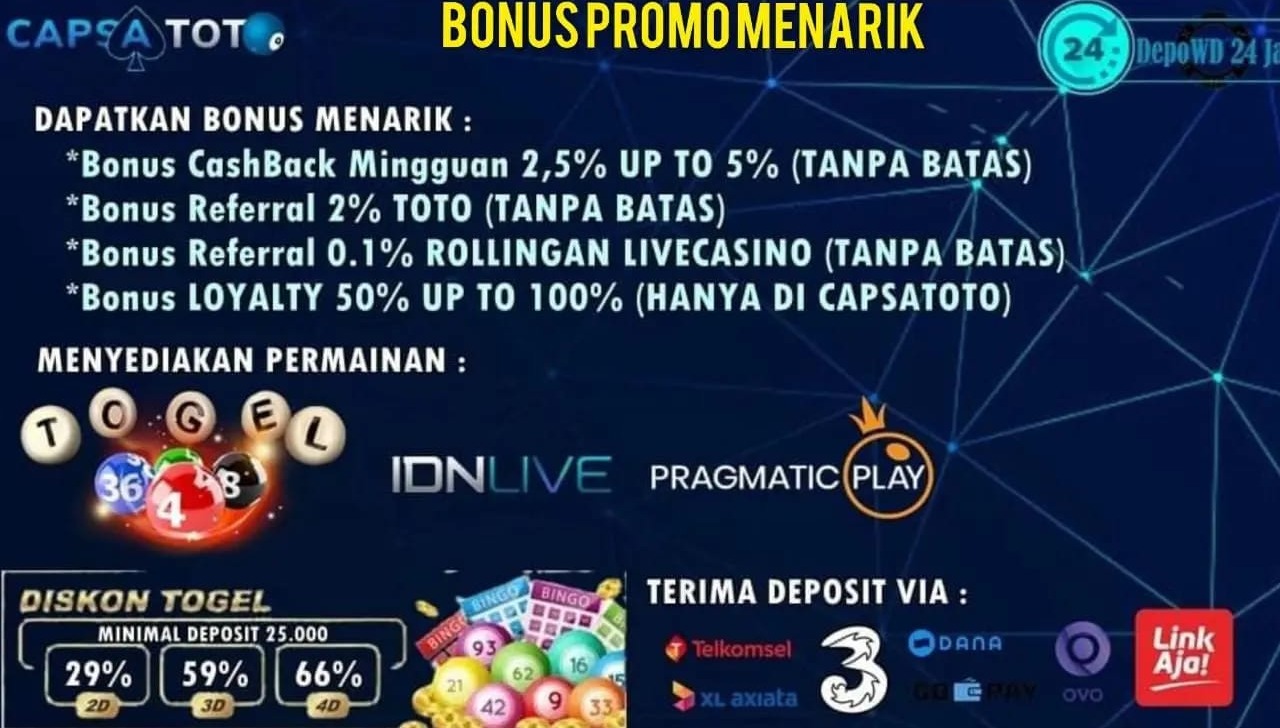 Capsatoto - Bandar Togel Online Via Pulsa | Agen Togel Sydney, Singapore, 7STAR, HONGKONG | Bandar T